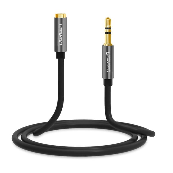 Ugreen 10594 audiokaapeli 2 m 3.5mm Musta