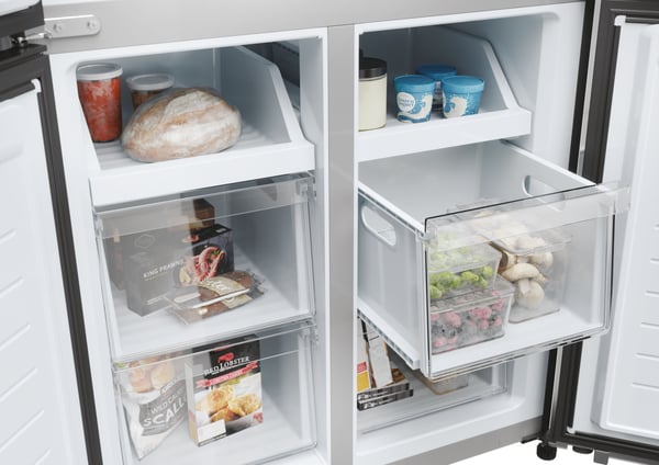 Haier HCR3818EWPT Vapaasti seisova 463 L Antrasiitti