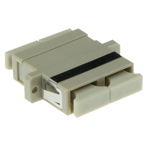 ACT EA1006 fiber adapter SC/SC 1 stk Sort, Grå