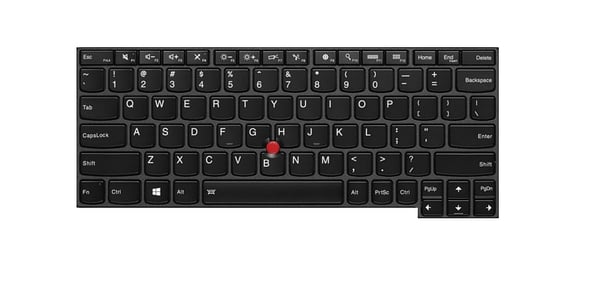 Lenovo 01AV570 reservdelar bärbara datorer Tangentbord