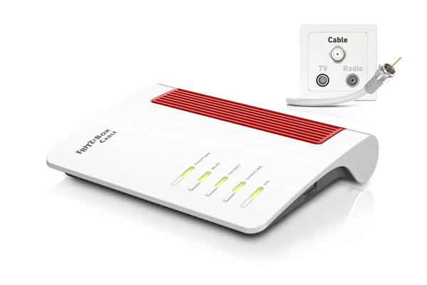 Box FRITZ! 6660 Cable trådløs router Gigabit Ethernet Dual-band (2,4 GHz / 5 GHz) Hvid