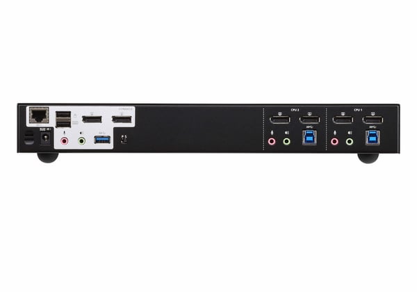 ATEN USB 3.0 4K DisplayPort Dual Display KVMP™-switch med 2 portar