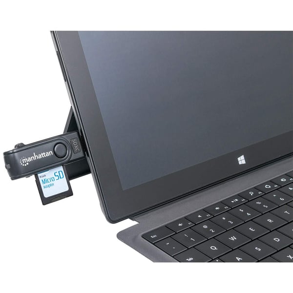 Manhattan 101981 kortinlukija USB 3.2 Gen 1 (3.1 Gen 1) Type-A Musta