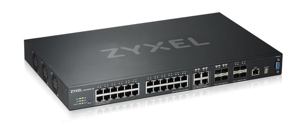 Zyxel XGS4600-32 hanterad L3 Gigabit Ethernet (10/100/1000) Svart