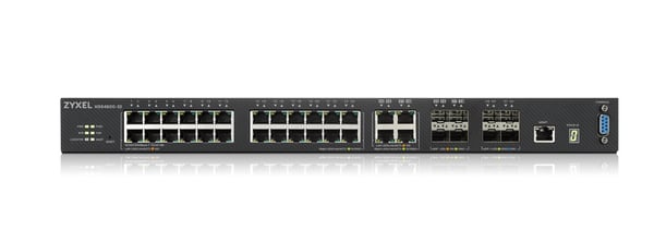 Zyxel XGS4600-32 hanterad L3 Gigabit Ethernet (10/100/1000) Svart