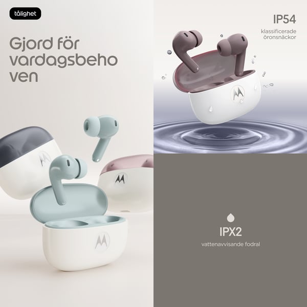 Motorola Moto Buds 2 Headset Trådlös I öra Samtal/musik Bluetooth Violett
