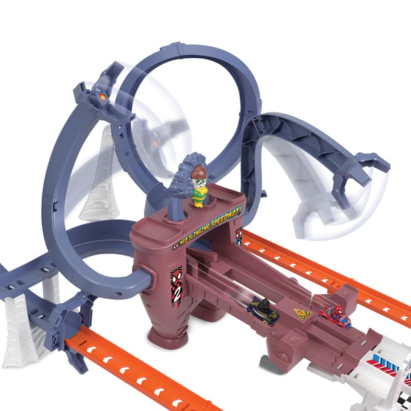 Hot Wheels Racer Verse RACERVERSE Spider-Man's Web Slinging Speedway -autorata