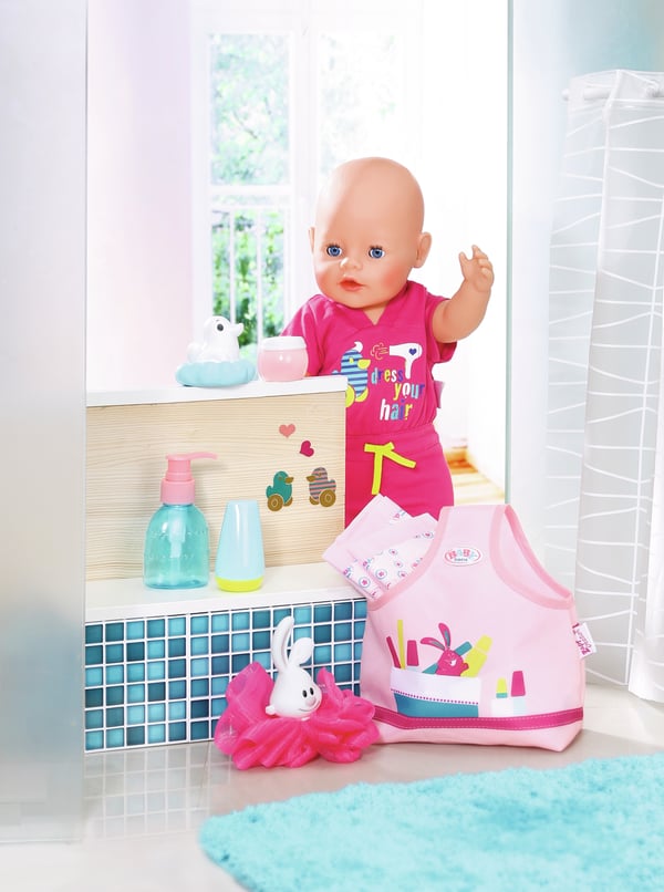 BABY born Bathtime Wash & Go Dockstillbehörsset