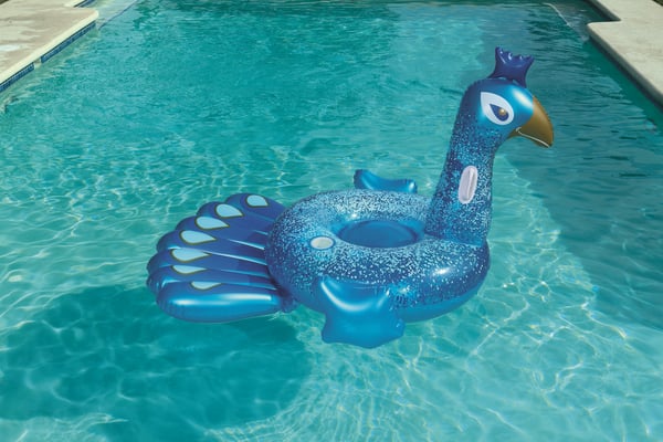 Bestway 41101 pool- och badmadrass Blå Vinyl Sittbadleksak