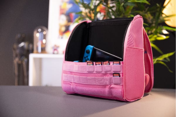 Konix Unik KX BE FUNKY BACKPACK Rygsæk Nintendo Lyserød