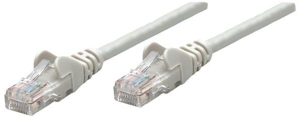 Intellinet Cat5e, UTP, 0.25m netværkskabel Grå 0,25 m U/UTP (UTP)