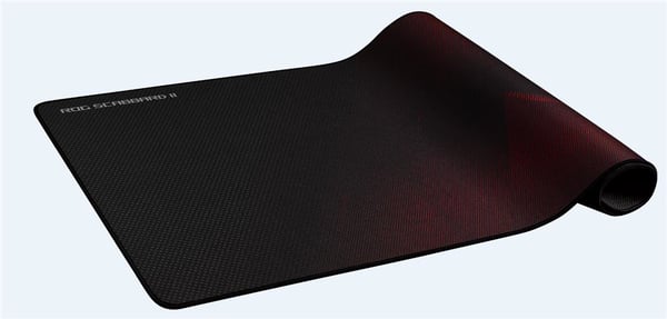 ASUS ROG Strix Scabbard II Spelmusmatta Svart, Röd