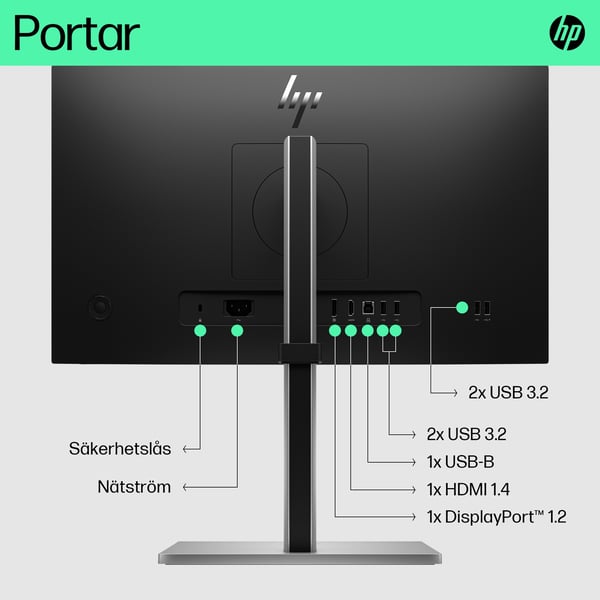 HP E-Series E22 G5 FHD-skärm