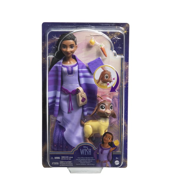 Disney Wish Asha of Rosas Adventure Pack Fashion Doll