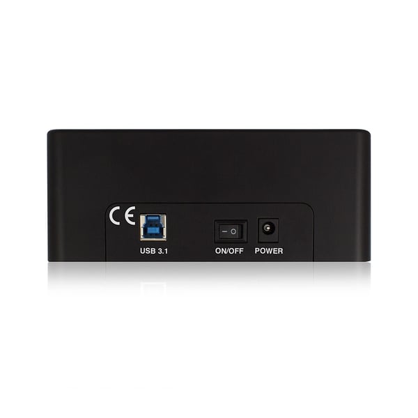 Ewent EW7014 tallennusaseman telakointiasema USB 3.2 Gen 1 (3.1 Gen 1) Type-A Musta