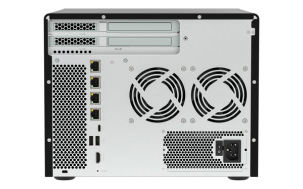 QNAP TVS-H877AX NAS Tower AMD Ryzen™ 5 16 GB DDR5 QNAP QTS Musta