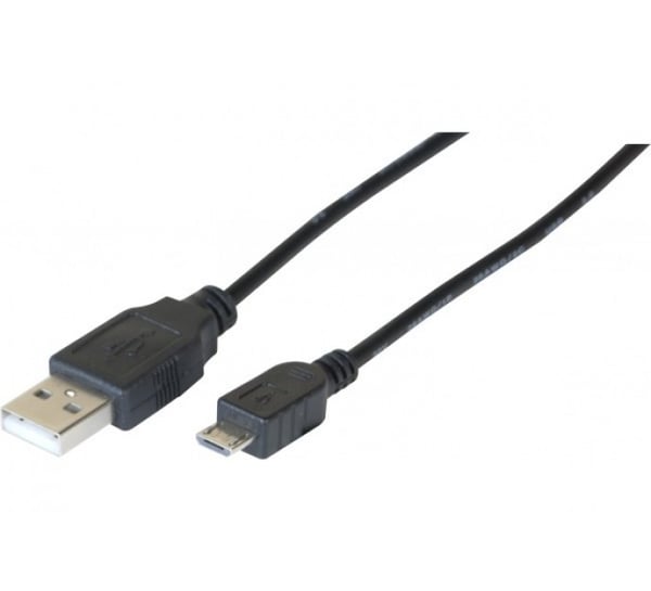 Hypertec 149690-HY USB-kabel USB 2.0 0,5 m USB A Micro-USB B 0,48 Gbit/sek. Sort