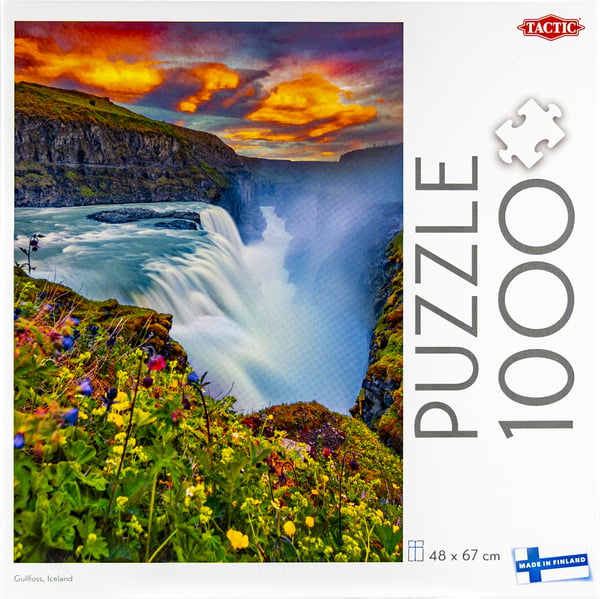 Tactic Lovers Gullfoss, Iceland Puslespil 1000 stk By