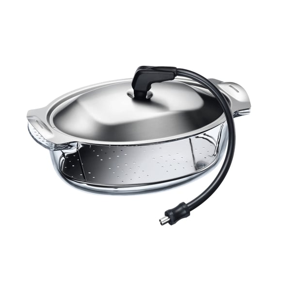 Electrolux S.STEAMKIT uunin osa & lisävaruste Höyrytyssetti Musta, Ruostumaton teräs, Läpinäkyvä Lasi, Ruostumaton teräs