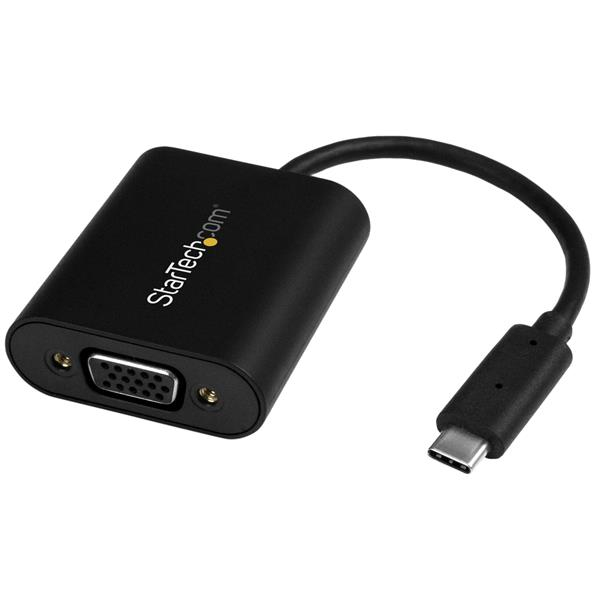 StarTech.com CDP2VGASA USB grafisk adapter 2048 x 1280 pixel Sort