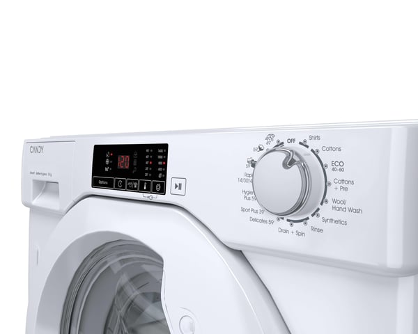 Candy Smart CBW 27D1EJ-S vaskemaskine Front-læsning 7 kg 1200 rpm Hvid