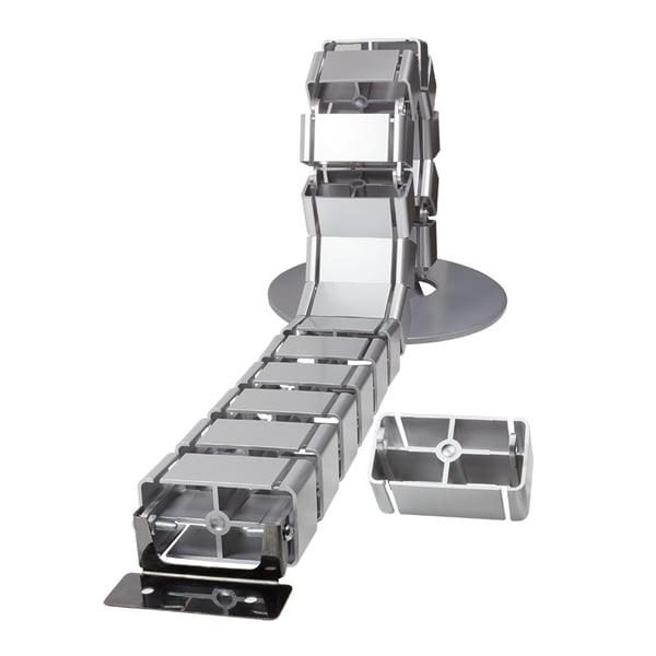 LogiLink KAB0065 kabelorganisator Skrivebord Kabelbakke Sølv 1 stk