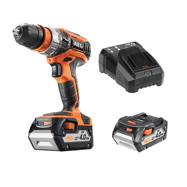 AEG BSB 18C2X-402C 1800 rpm 1,74 kg Sort, Orange