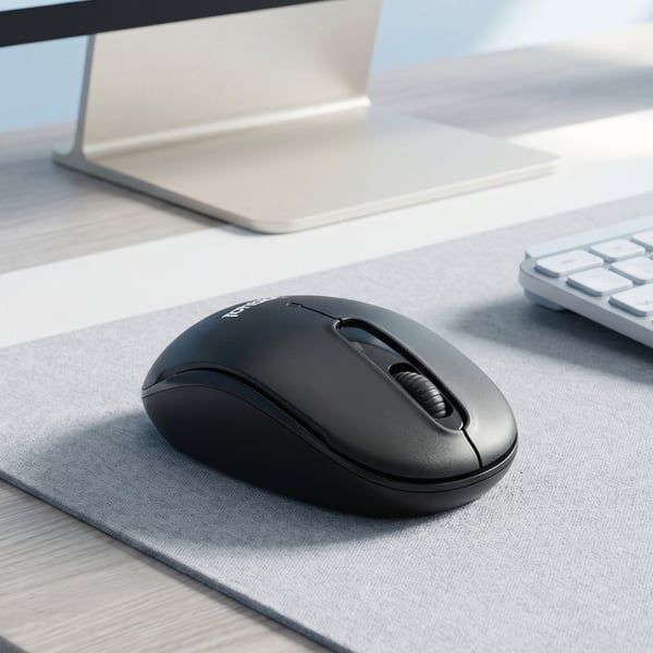 iggual WOM-STANDARD-3D 1000DPI datormöss Kontor Ambidextrous RF Trådlös Optisk
