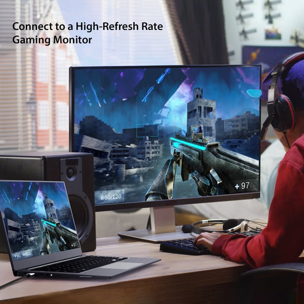 j5create JCC157-N USB-C® till HDMI™ 2.1 8K-kabel