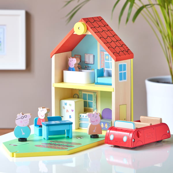 BOTI Peppa Pig - Wooden Family Home dukkehus