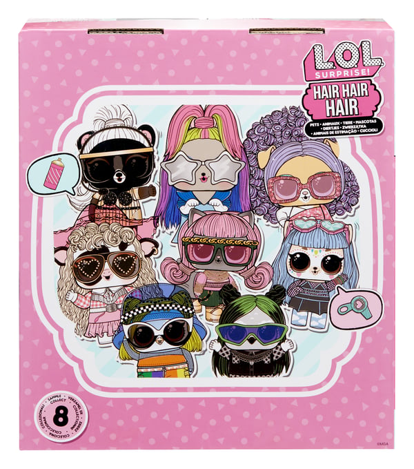 L.O.L. Surprise! Hair Hair Hair Pets Asst in PDQ