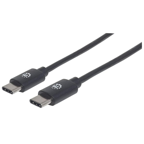 Manhattan 353342 USB-kabel USB 2.0 1 m USB C 0,48 Gbit/sek. Sort