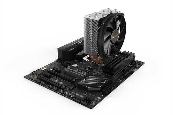 be quiet! SHADOW ROCK SLIM 2 Processor Kylare 13,5 cm Aluminium, Svart, Koppar 1 styck