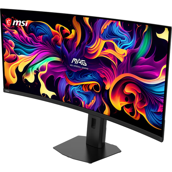 MSI MAG 341CQP QD-OLED X28 platta pc-skärmar 86,4 cm (34") 3440 x 1440 pixlar UltraWide Quad HD Svart