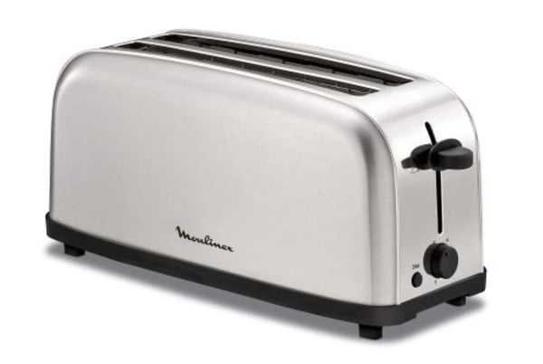 Moulinex LS330D11 brödrostar 6 4 skivor 1400 W Rostfritt stål