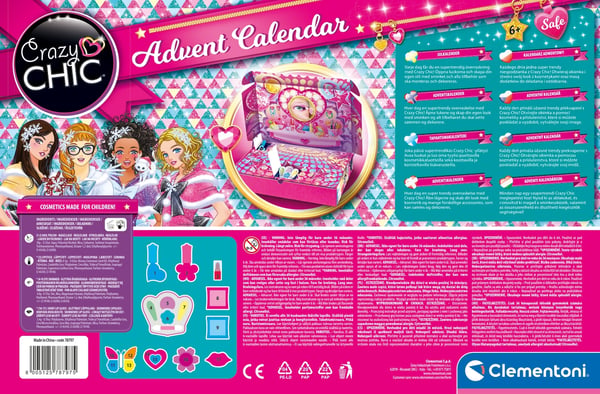 Clementoni Crazy Chic Advent Calendar Lovely Time