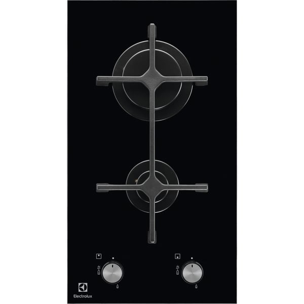 Electrolux EGC3322NVK Svart Inbyggd 29 cm Gas 2 zone(s)