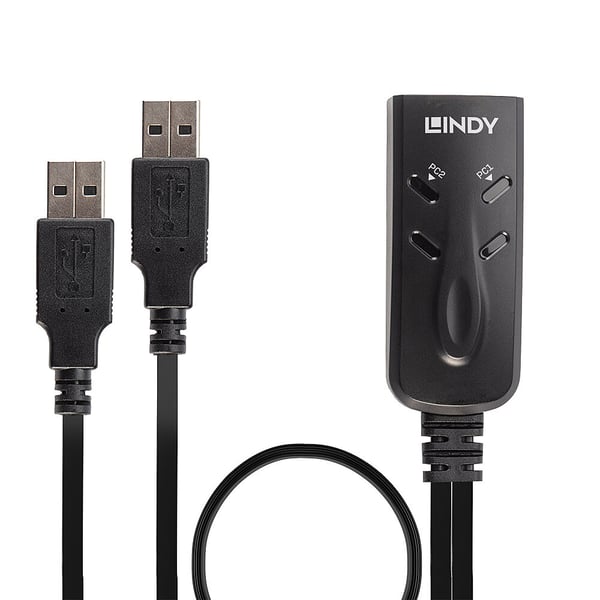 Lindy 32165 KVM-switchar Svart