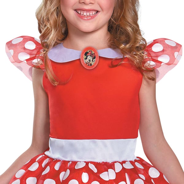 Disguise Disney Minnie Mouse Red Naamiaisasu Lapsi Naaras Halloween