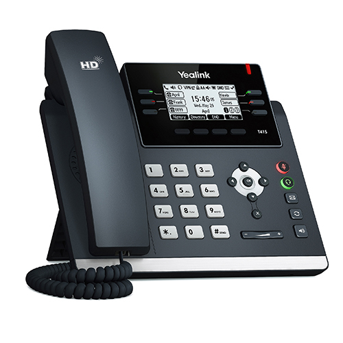 Yealink SIP-T41S IP-puhelin Musta 6 linjat LCD