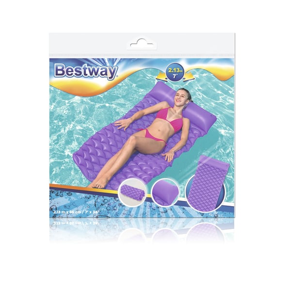 Bestway 44020 pool- och badmadrass Grön, Rosa, Gul Vinyl