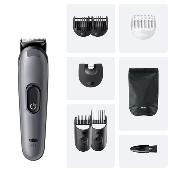 Braun 80789915 skæg- og hårtrimmer Mørkegrå 21 Nikkel-Cadmium (NiCd)