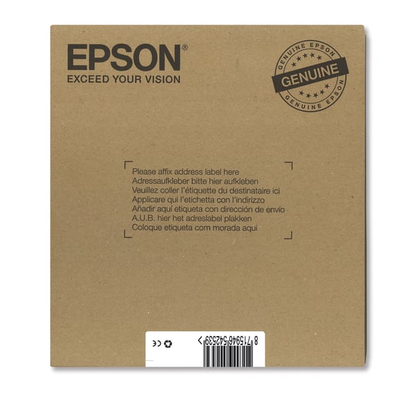 Epson Fox T128 Räv, DURABrite Ultra-bläck, Multipack, 4 färger, EasyMail