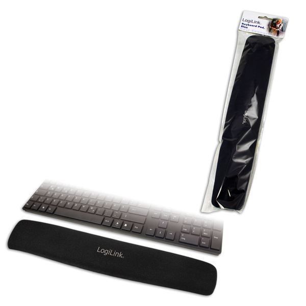 LogiLink ID0044 håndledsstøtte Nylon, Polyurethan, Silikone Sort