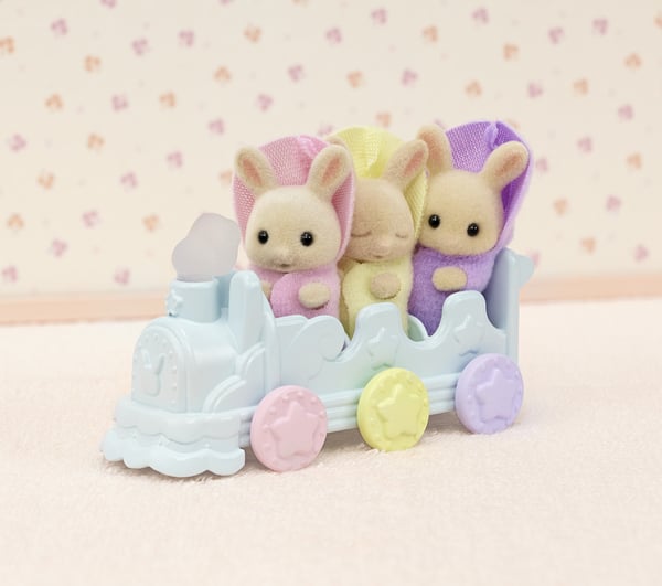Sylvanian Families Trillingernes Badetid's sæt