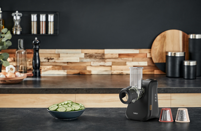 Tefal MB77EN elektriskt rivjärn och spiralskärare Plast Svart