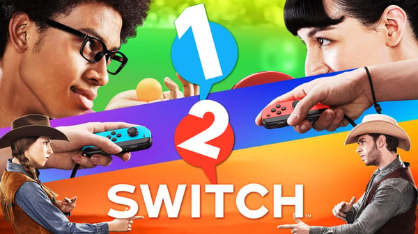 Nintendo 1-2-Switch! Standard Engelsk, Spansk, Fransk Nintendo Switch