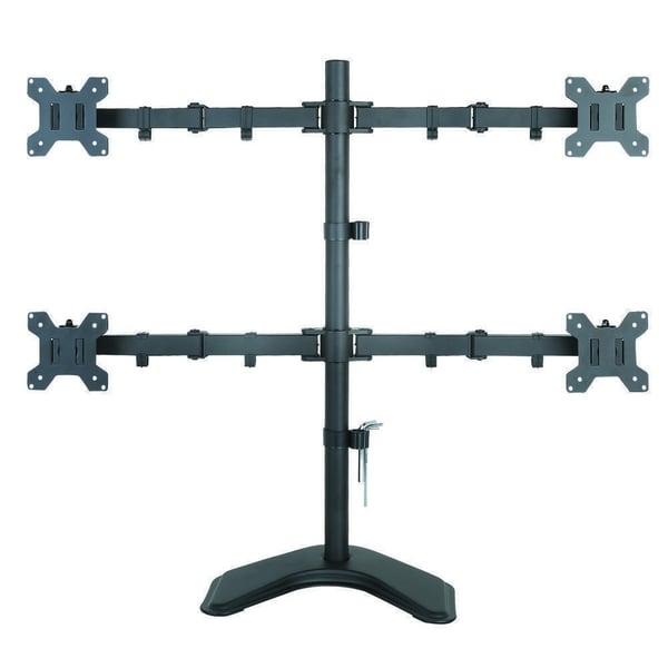 Techly ICA-LCD 2540 fäste och ställ till bildskärm 68,6 cm (27") Bord Svart