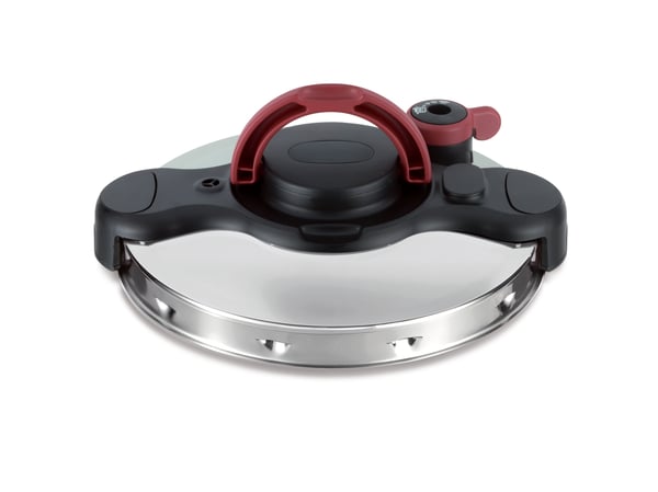 Tefal P4620768 trykkoger til komfurtop 6 L Sort, Rustfrit stål