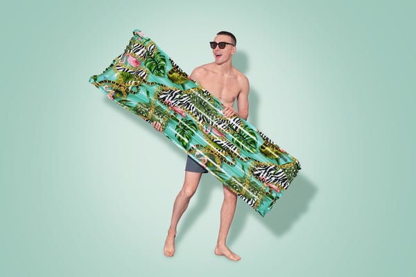 Bestway 44083 pool- och badmadrass Multifärg Mönstrad